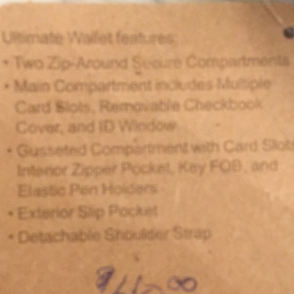 (OS) Buxton ultimate organizer wallet with long strap - Picture 11 of 11